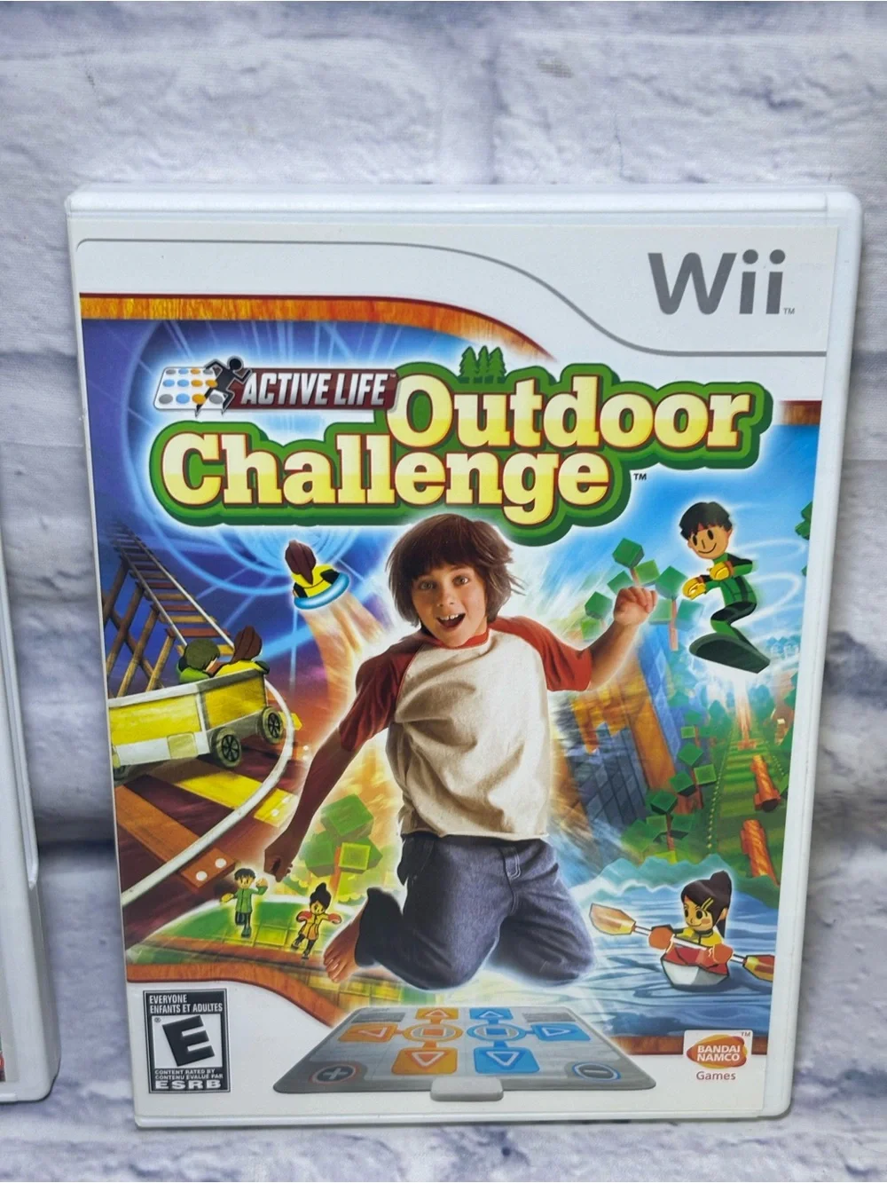 Lot Of 2 Nintendo Wii Active Life Outdoor Challenge & Wii Play With Manual Case